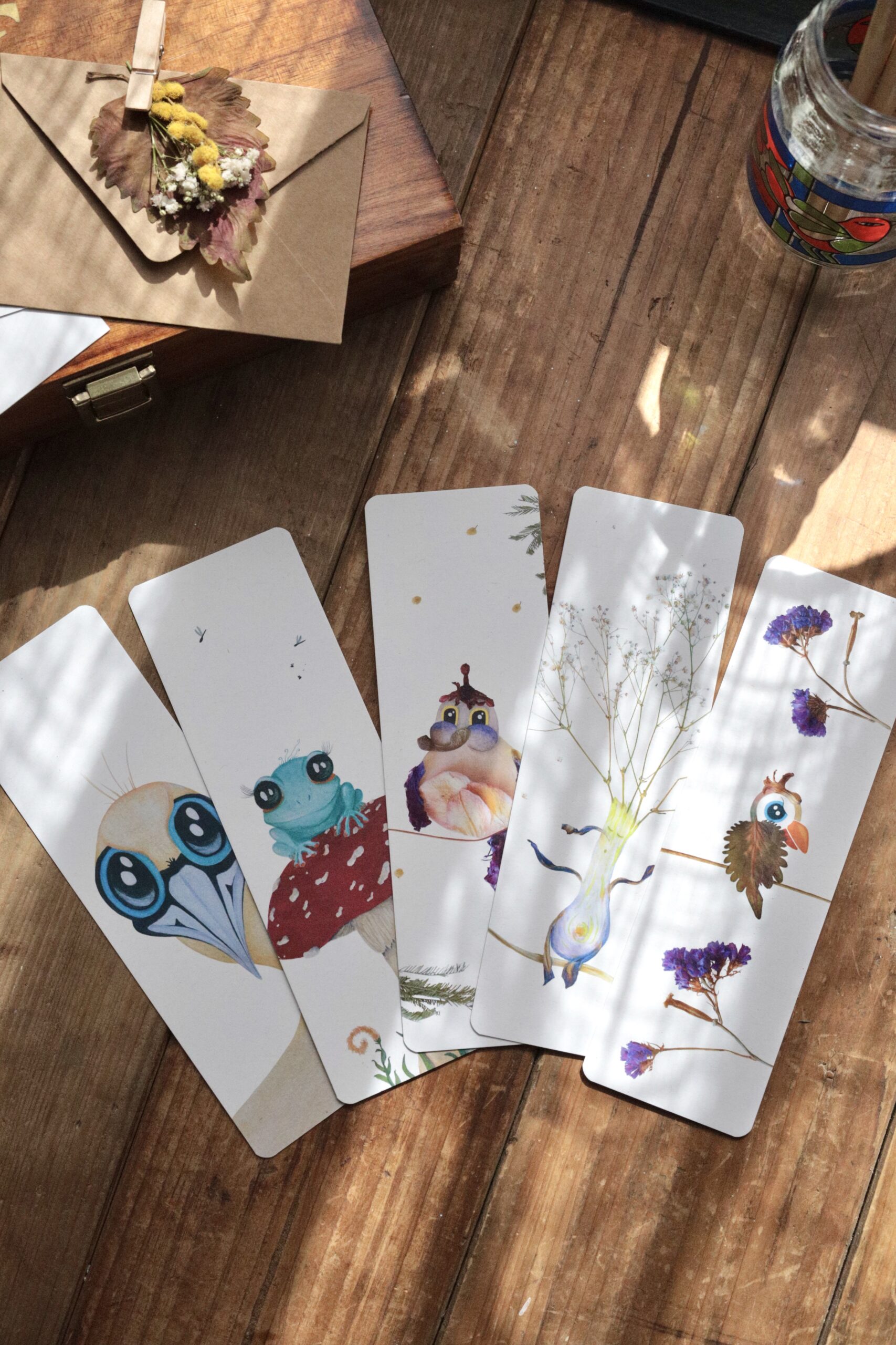 Segnalibri illustrati 3€